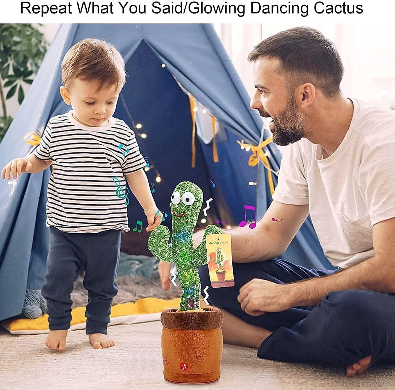 🌵🎶 LED Musical Dancing & Mimicry Cactus Toy