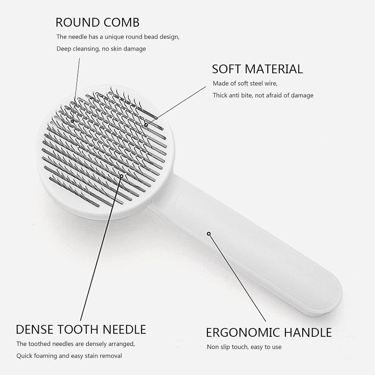 🐾🧹 Pet Hair Removal Brush