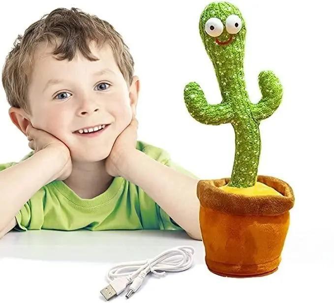 🌵🎶 LED Musical Dancing & Mimicry Cactus Toy