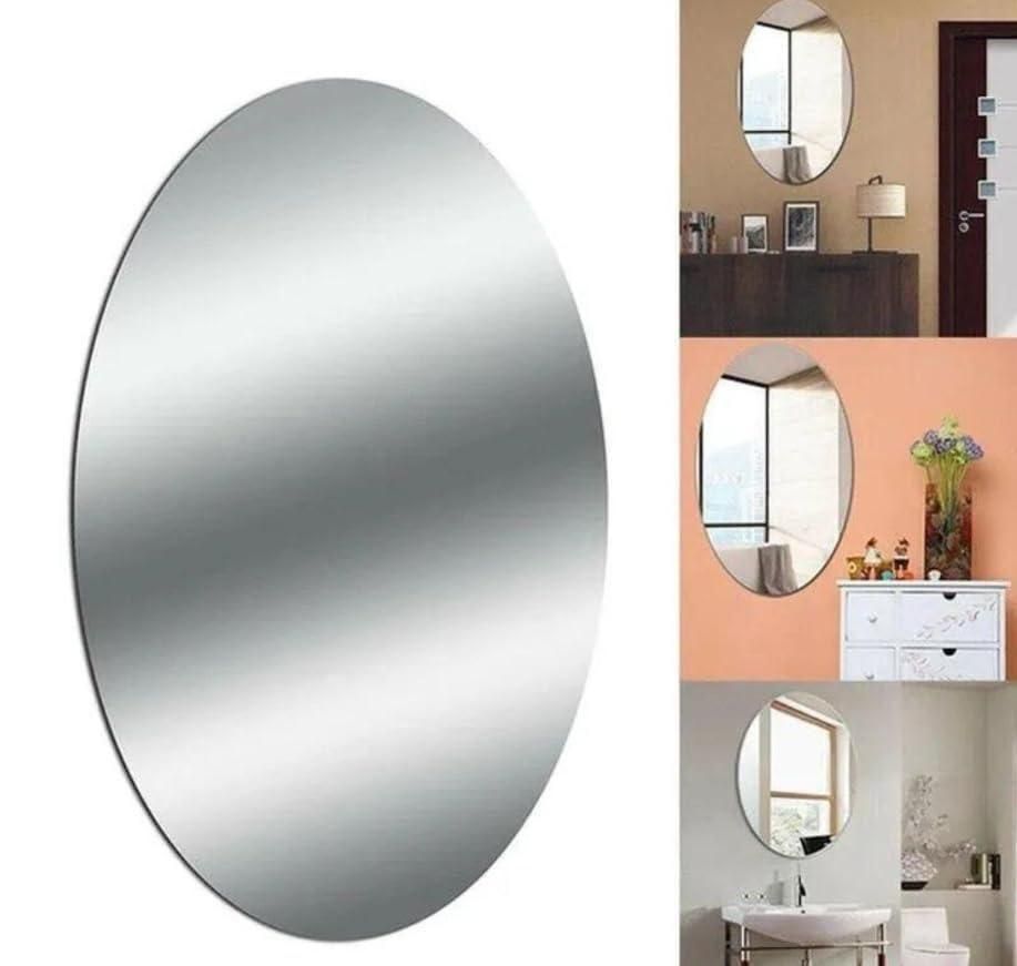 🪞 Combo Pack: Oval & Square Shape Mirrors (Set of 2) ✨