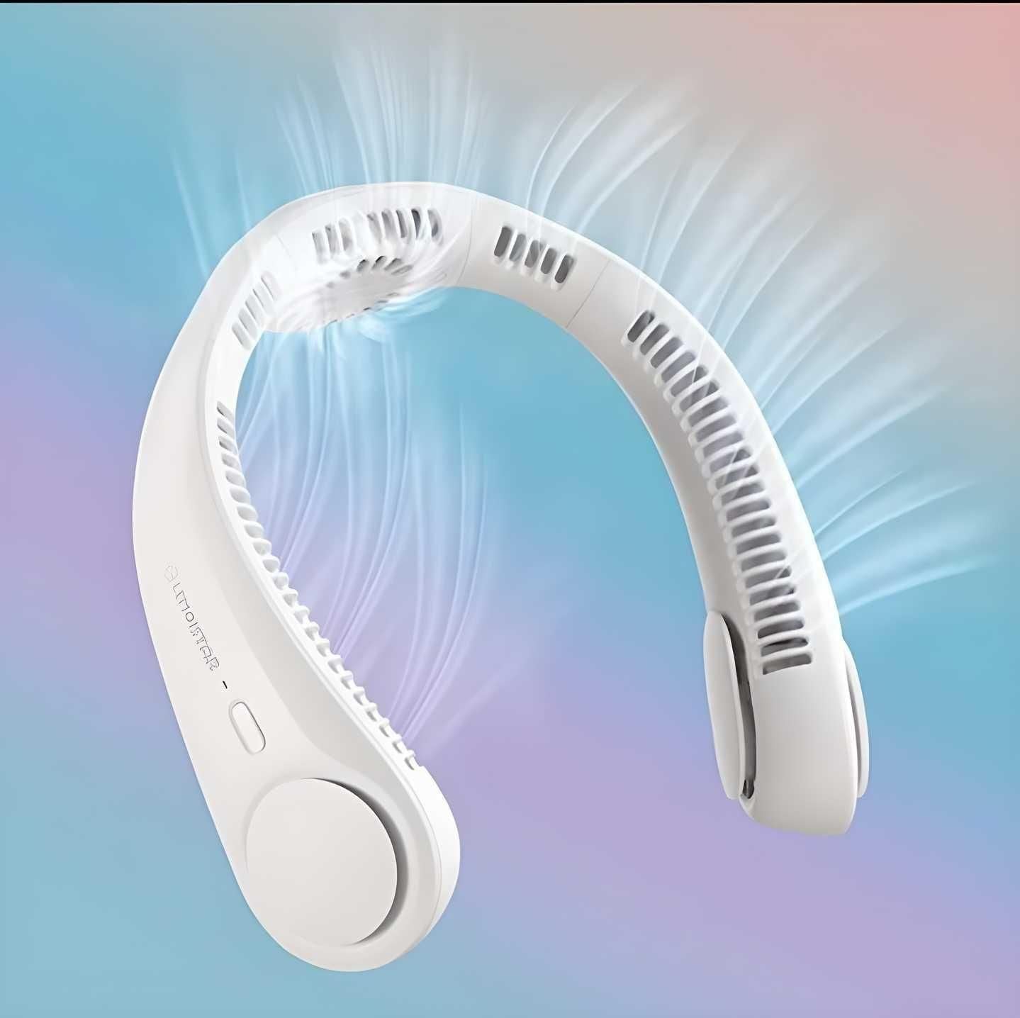 🌬️🔋 Portable Bladeless Hanging Rechargeable Neck Fan