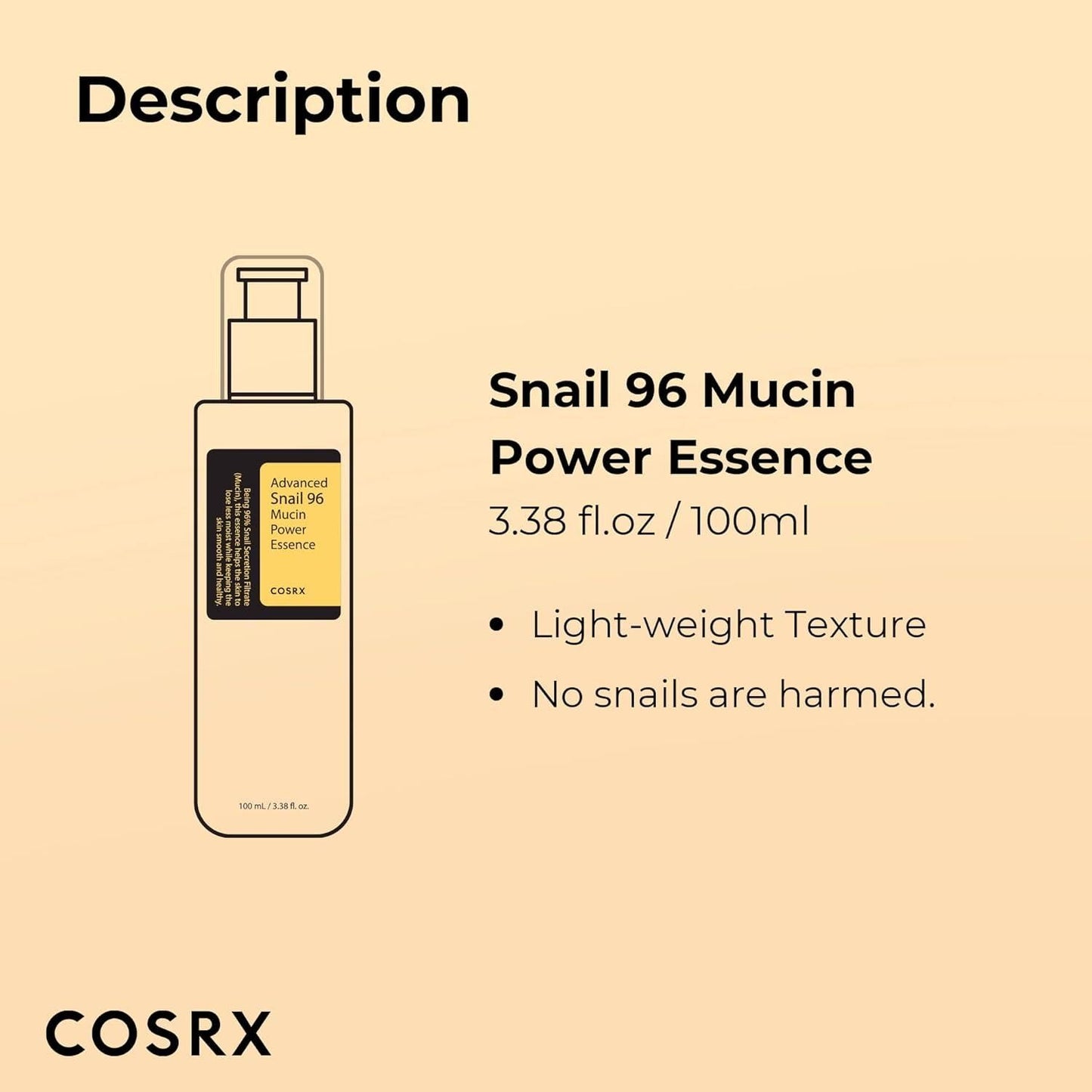 🐌✨ Snail 96 Mucin Power Essence 100ml (Pack of 2)