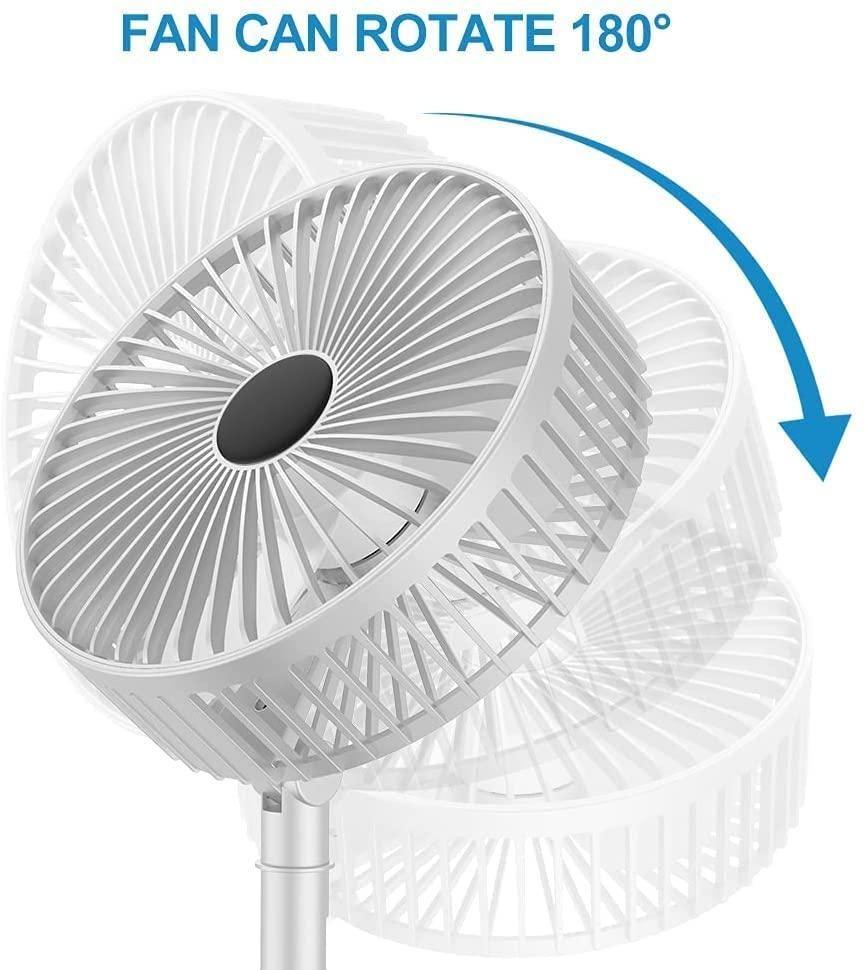 💨🔋 Powerful Rechargeable High-Speed Table Desk Fan